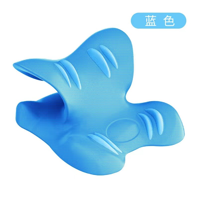 现货c型颈部拉伸器颈椎按摩枕重力指压按摩器脖子矫正器肩颈枕头|undefined