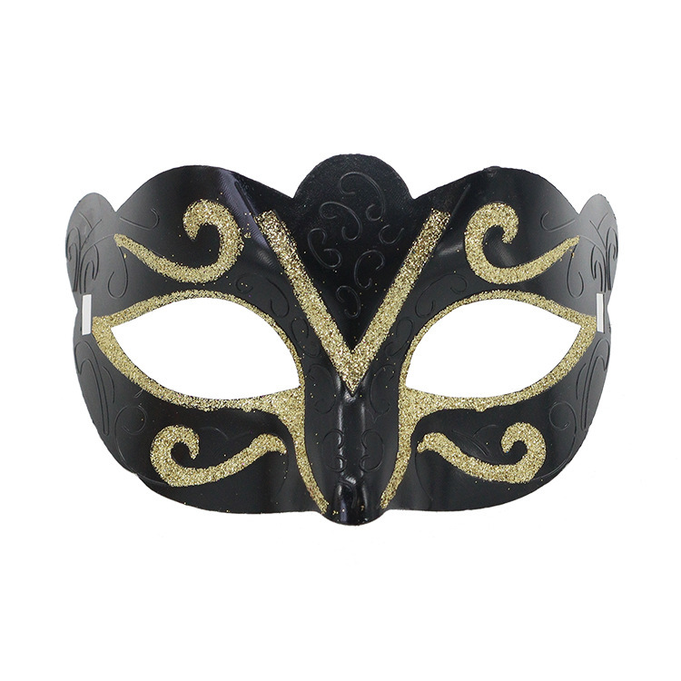 Halloween galvanizado pequeña belleza mariposa bailarina espectáculo de baile de máscaras de mitad cara carnaval pintado venecia máscaras