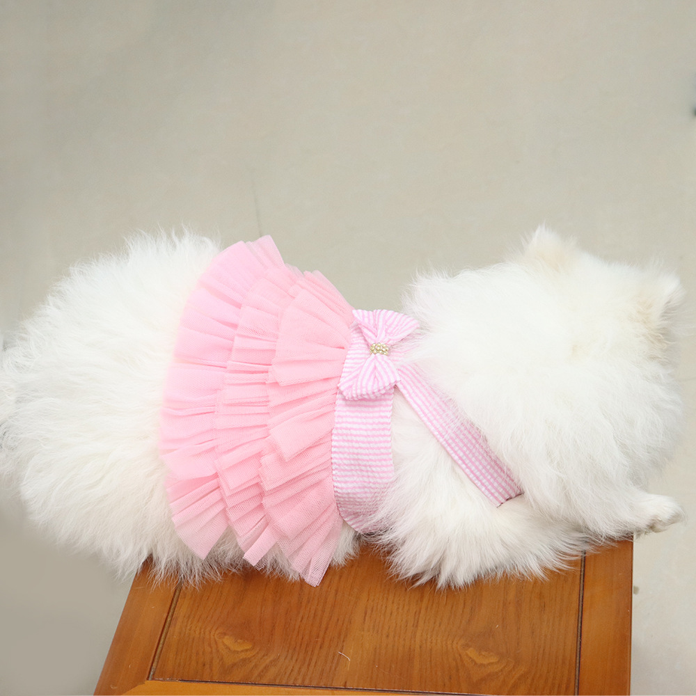 Ropa de mascotas, mallas, perros pequeños, ropa de Teddy Boomerang, vestido de perro, lindas bandas, falda de gato