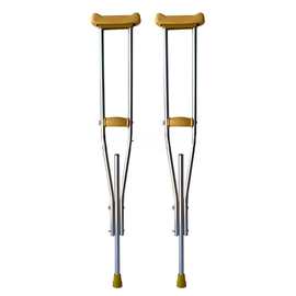 加厚铝合金螺栓拐杖医用腋下拐杖双拐穿钉式可调高低轻便耐用骨折