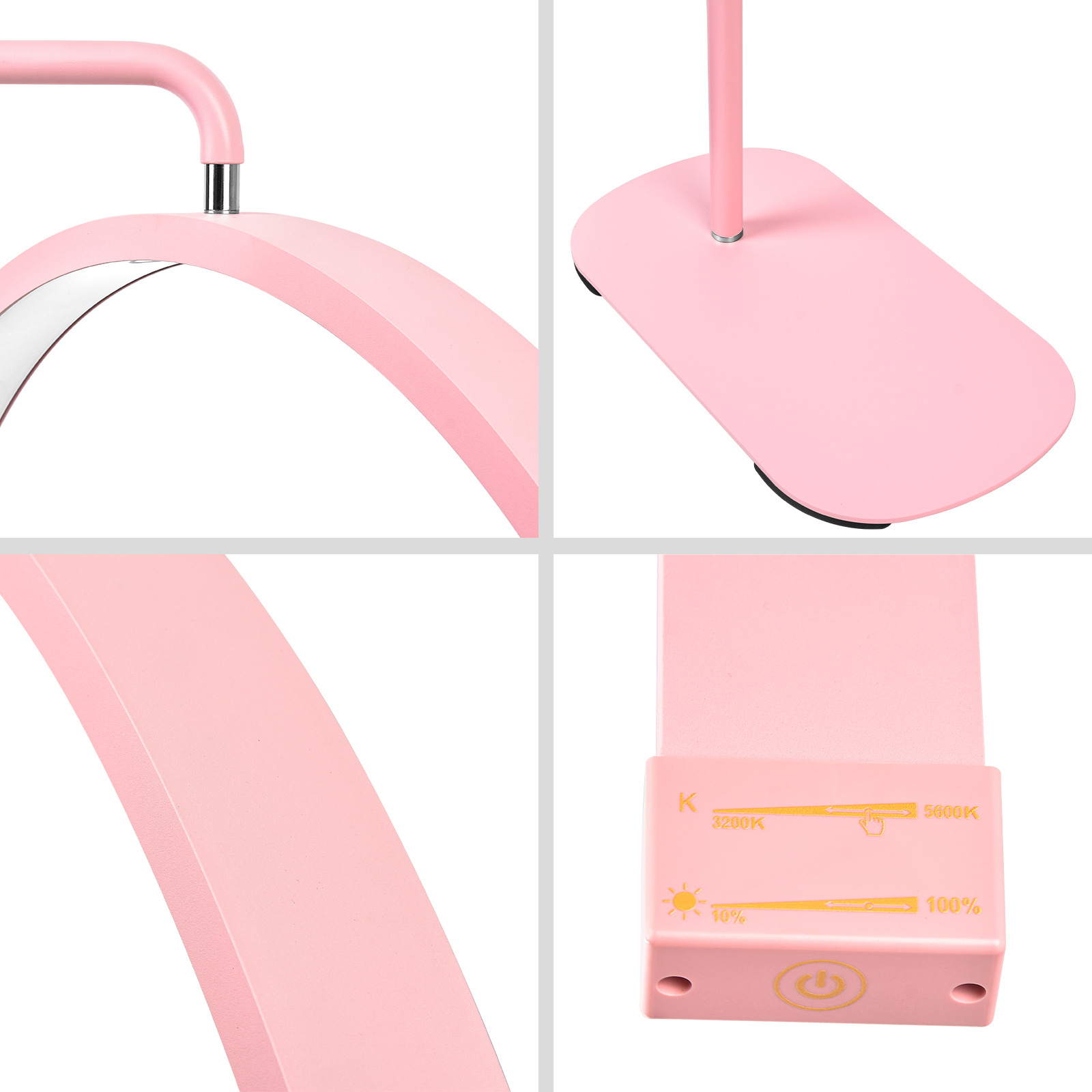 Belleza en forma de U lámpara de relleno de luz lámpara de pie protección para los ojos belleza lámpara de iluminación 45W media luna lámpara de pestañas lámpara de belleza del tatuaje