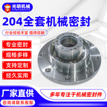 204全套机械密封真空负压高温石墨碳化硅化工泵反应釜机械密封件