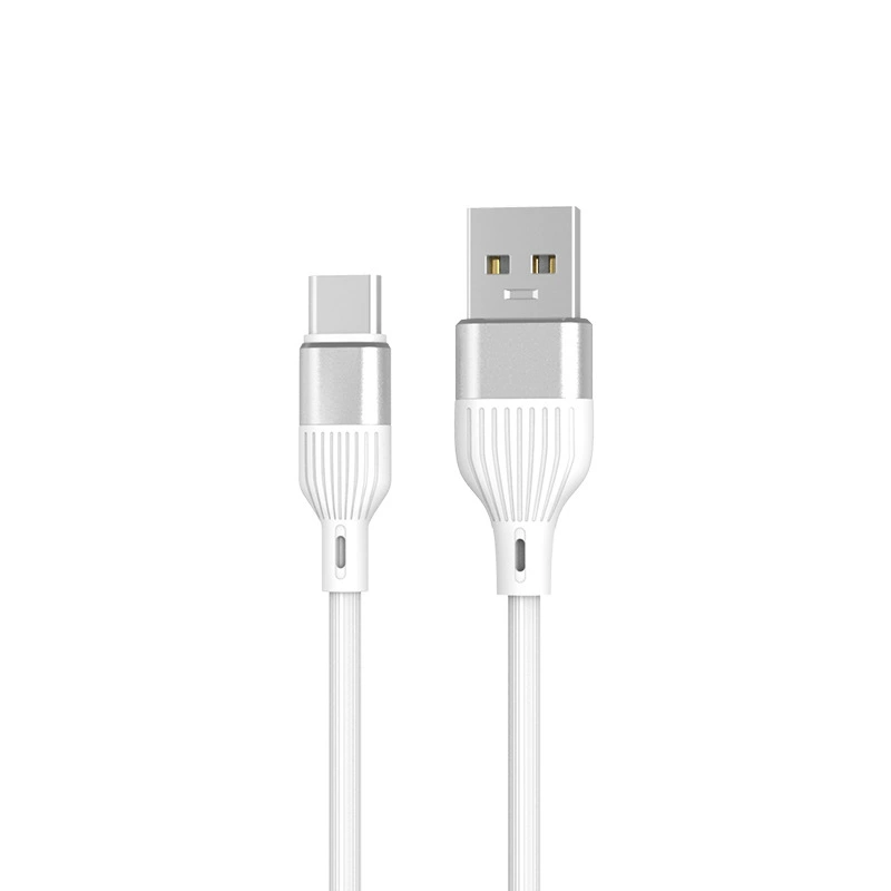 Кабель зарядки (SENDEM) T18, 120W быстрая зарядка высокого tока, Android/Apple/Type‑C, белый или синий