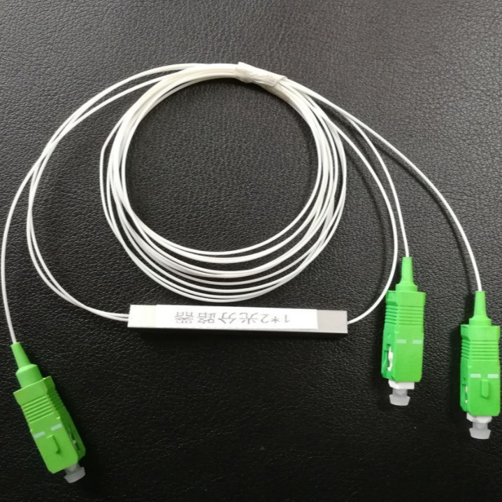 PLC微型光分SC/APC-0.9-SM光分路器1分2广电级