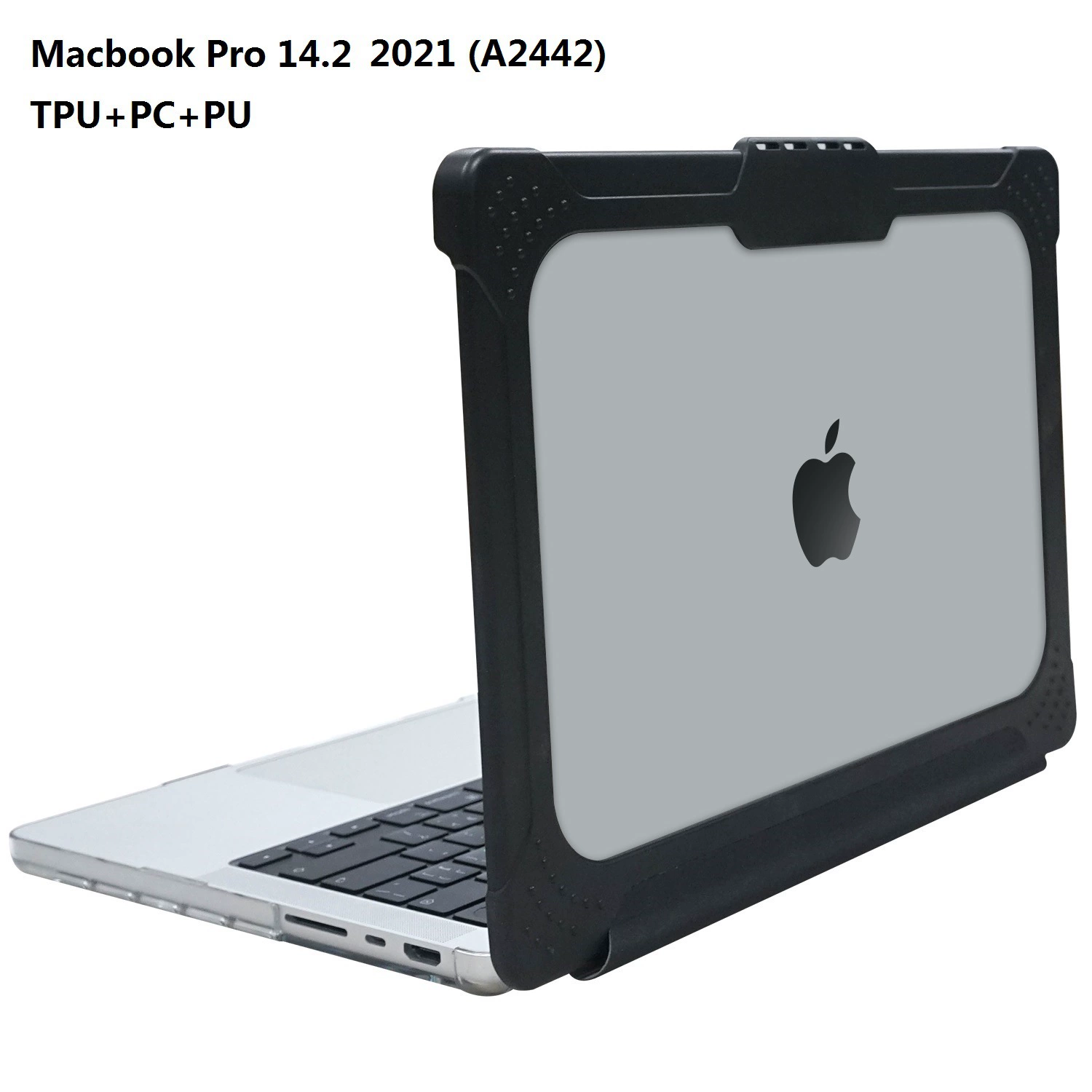 Apple, совместимый ноутбук, прозрачный защитный чехол, MacBook Pro, коллекция 2021 года, защита от падений