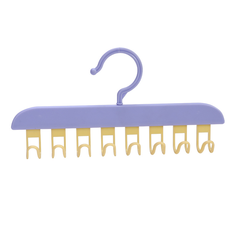 Yibiao hogar ocho-gancho de almacenamiento de la suspensión de la cocina percha fuerte adhesivo conveniente multi-funcional gancho de suspensión de aspecto alto percha