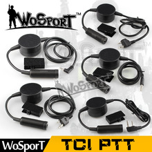 WoSporT厂家直销Z.Tactical TCI PTT搭配战术耳机 户外真人cs装备