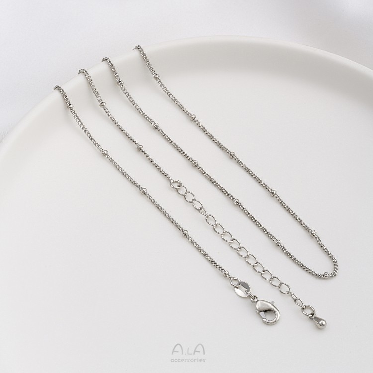 13g Weight Chain Jewelry Making Type 45+5cm Jewelry Making Size 14K Gold Plated Plating Material DIY Jewelry Accessories Classification 1 Piece Quantity Copper Material Solid Color Pattern Polished Finish Simple Style Style 1 Piece 45+5cm Copper 14K Gold Plated Solid Color Polished Chain 4