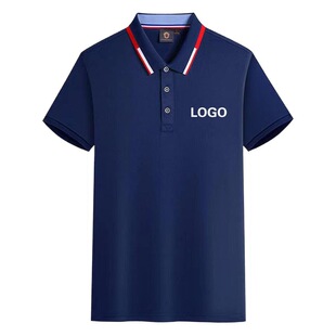 Высококачественная рекламная культурная рубашка POLO на заказ LOGO Group Enterprise ледяная шелковая футболка с лацканами рабочая одежда печать вышивка