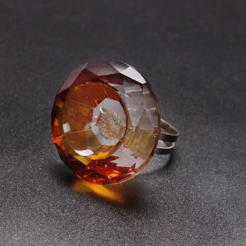 Suministro directo transfronterizo de pestañas, pegamento de plantación, soporte de anillo de cristal especial, soporte de anillo de pegamento de tamaño ajustable, soporte de anillo de pegamento