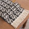 New cotton woven table flag, Su Su Jie color festival decorative long tablecloth shoe cabinet Xuanguan cabinet Gabamazon