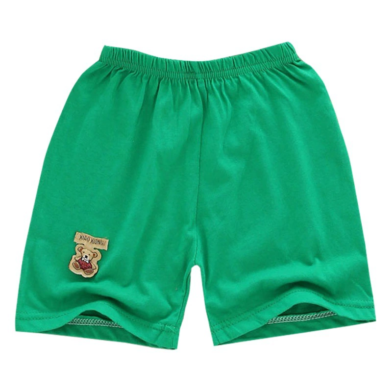 Детская одежда, шорты оптом, летние хлопковые однотонные детские брюки, дешевые повседневные свободные детские шорты