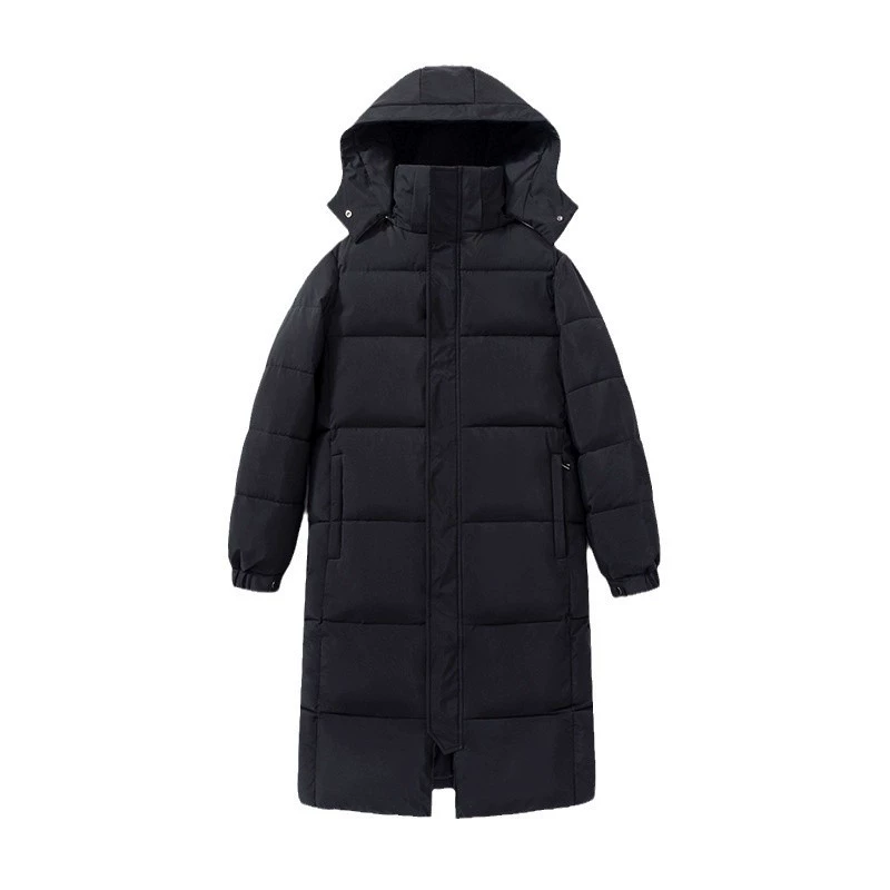Long Down Jacket, Korean Style Oversized Maxi, Thickened Winter Coat, Down Filled