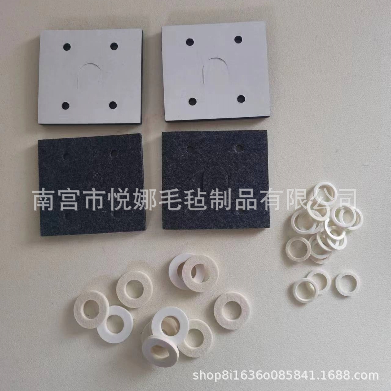 工业毛毡垫机械机电密封吸油润滑防尘背胶毛毡垫圈纯羊毛垫定做