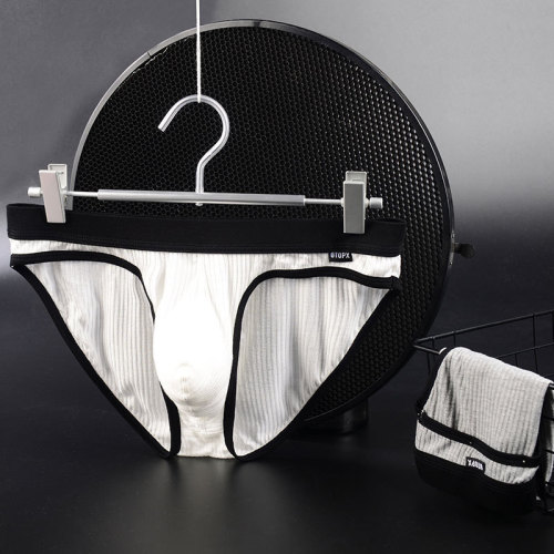 GTOPX MAN dropshipping men's threaded modal low-waist sexy underwear large bag U protruding briefs