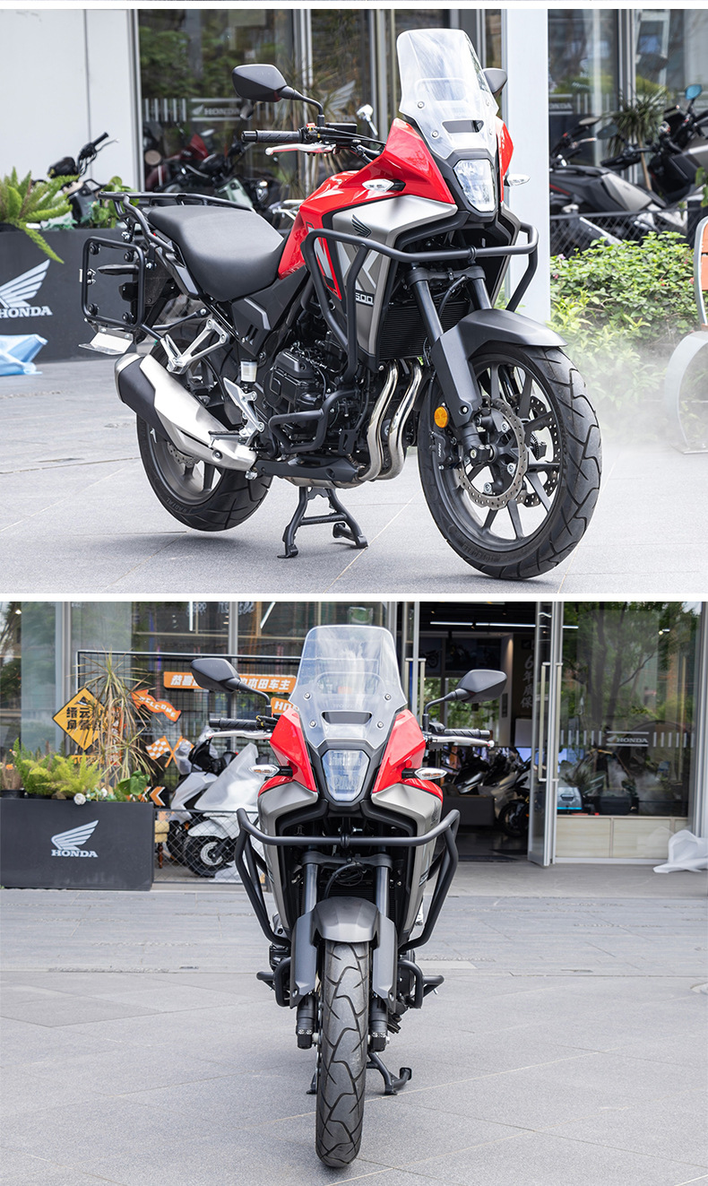 Suitable for Honda Nx500 Bumper Engine Upper and Lower Bars, Full Surround Protective Bar, Anti-Fall Bar Modification Accessories
