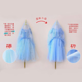 Детский наряд маленькой принцессы, юбка, костюм, платье, xэллоуин, юбка-пачка, «Холодное сердце»