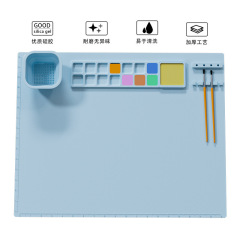 シリカゲル絵画マット新しい子供の絵マット幼児の美術用品のアイデアDIY絵画マット芸術マット