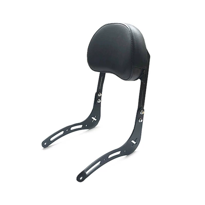 Motorcycle bumper side bag guard bar anti-drop - black-rear-backrest-support