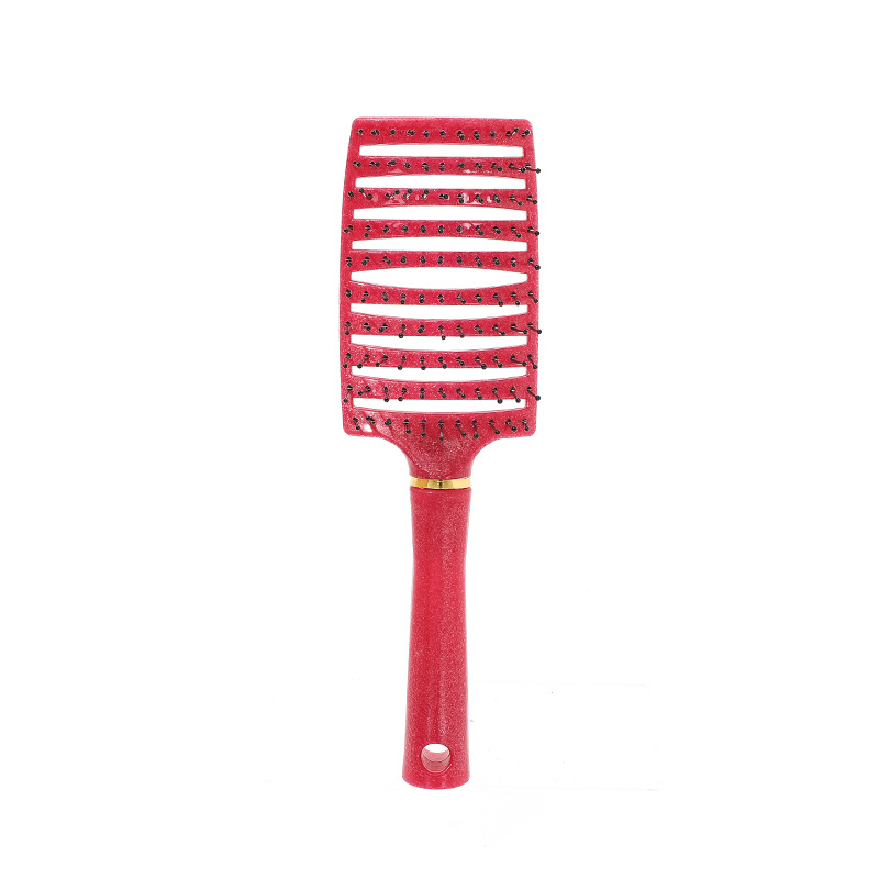 Yunli Brillante Peine para el cabello Peine de masaje hueco transfronterizo Peine de cabello suave antiestático portátil Peine esponjoso para la parte superior del cráneo