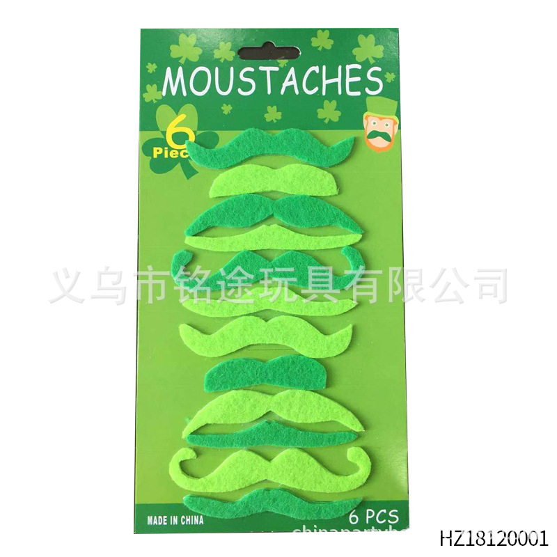 Amazon Día de San Patricio trébol collar gafas trébol irlandés moneda pegatina pulsera traje