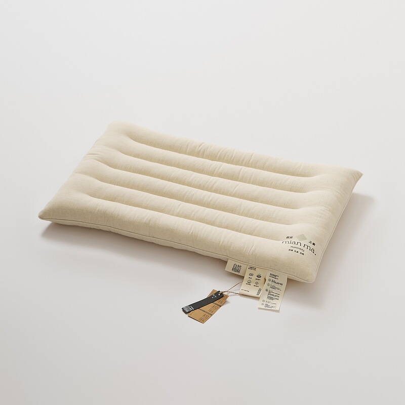 Cotton and linen comfortable neck support pillow core 48*74cm/piece Cotton and linen comfortable neck support pillow - Comfortable single pillow