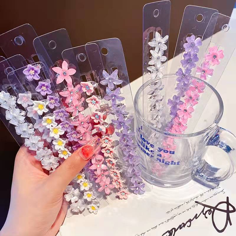 儿童彩色小豆扣发夹