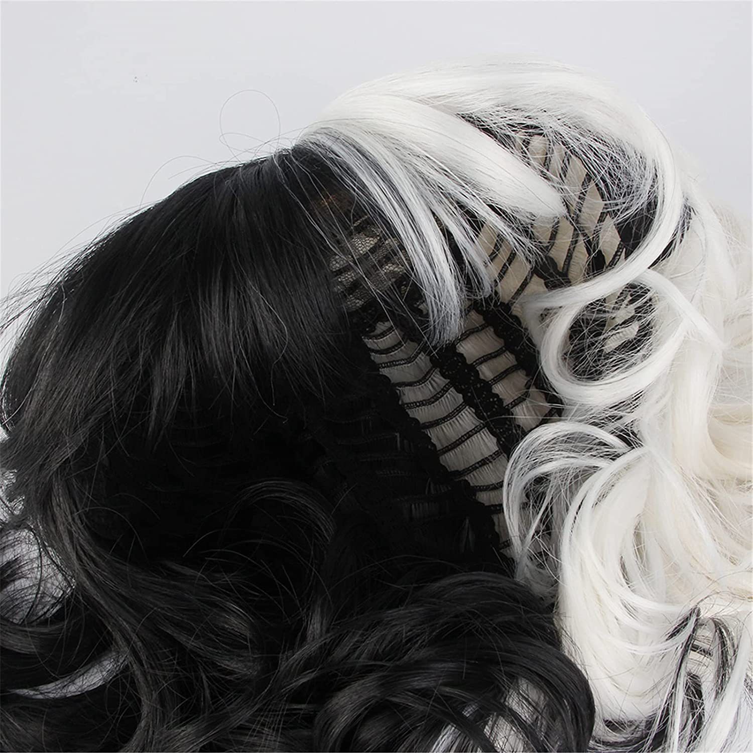 Women'S Gender Exaggerated Style Women's Exaggerated Masquerade High Temperature Wire Side Fringe Short Curly Hair Wigs