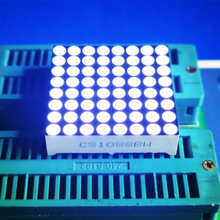 LED點陣數碼管顯示屏白光8x8共陰1088AW圓孔模塊白色32*32F3.0mm