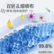 防油烟口罩厨房专用kp95炒菜油烟做饭厨师防油防烟烧烤面罩防护新