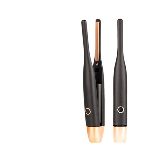 跨境窄版无线直发夹男士夹板卷发棒直卷两用家用宿舍迷你直发器