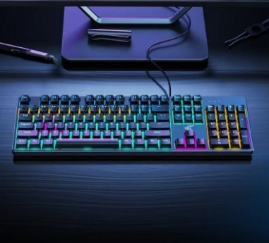 Power E グループ K200 真のメカニカル キーボード有線 e スポーツ 87 キー チキン ビジネス オフィス ミックス ライト ゲーミング キーボード USB|undefined
