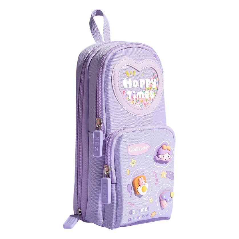 Kaba Bear Mochila Mochila Mochila Estuche para lápices para niñas Alumnas de escuela primaria Estuche para lápices de papelería para niñas de gran capacidad y alto valor