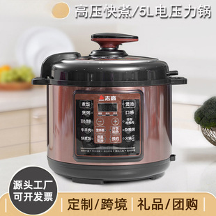 Chigo Electric Pressure Cooker Large Capacity Multifunctional Electric Pressure Cooker Household-Pressure Cooker for People in Stock Wholesale