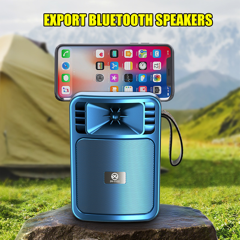 Dv-1122 Bluetooth Speaker Portable Solar High Volume Subwoofer Wireless Outdoor Bluetooth Speaker Small