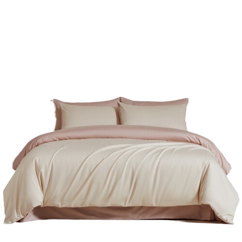 Solid color 100-count satin long-staple cotton four-piece set pure cotton bed sheet duvet cover bed sheet three-piece set 4