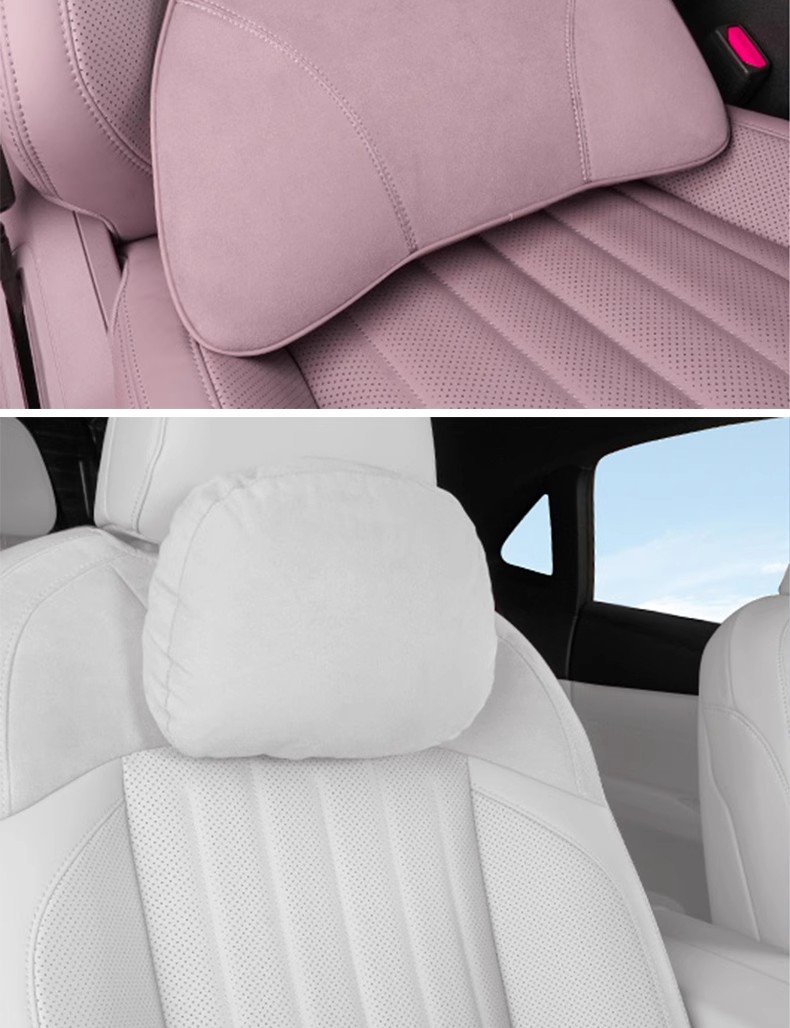 Suitable for Lado L60 Headrest and Lumbar Support, Original Car Same Color Special Car Neck Pillow, Car Neck Pillow, Soft Car Supplies