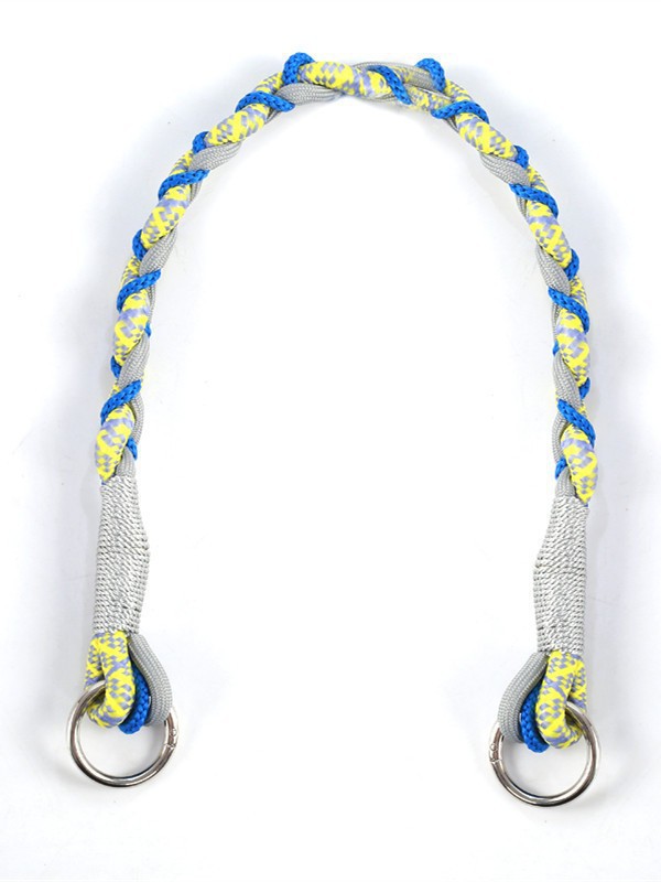 Woven blue straps