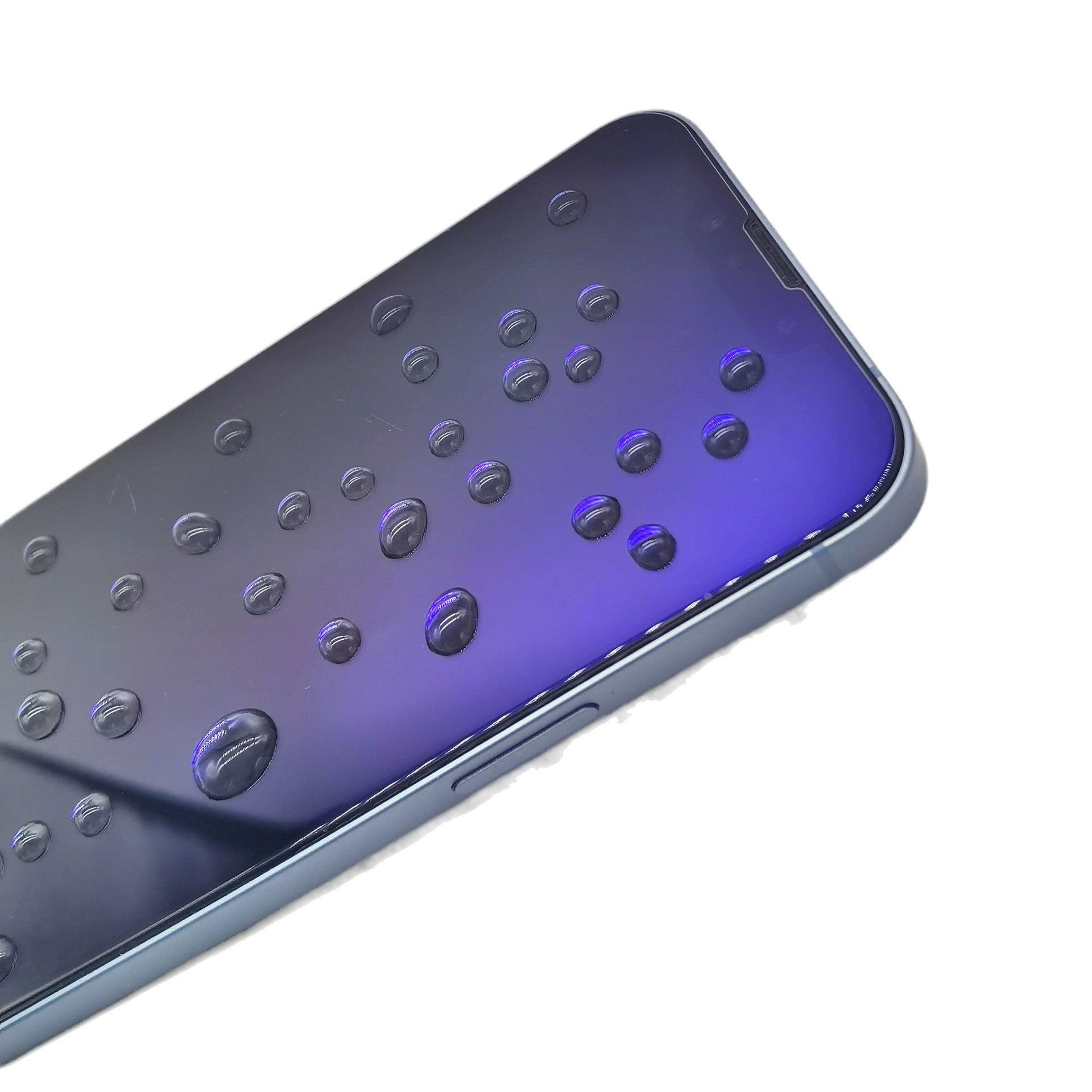 Подходит для Huawei Honor 20 PLUS P10 30 P30 P40 P50 прозрачная защитная закалённая плёнка с пурпурным и синим светом, полноэкранная адаптация