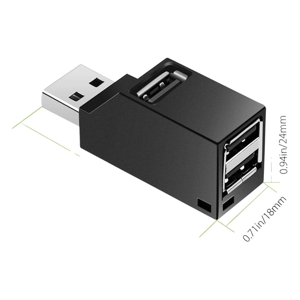 Завод в наличии Разветвитель USB2.0, встроенный, 3 порта, док-станция расширения USBHUB, мини-портативный