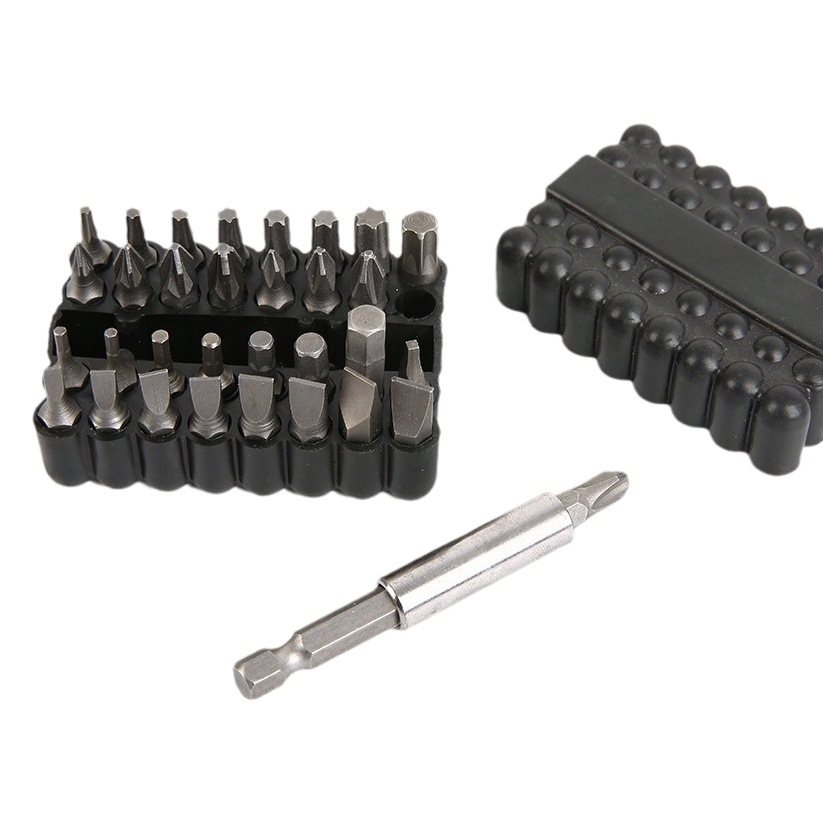 Destornillador eléctrico bit neumático Cruz bit extensión varilla con forma magnética destornillador 33 unidades traje