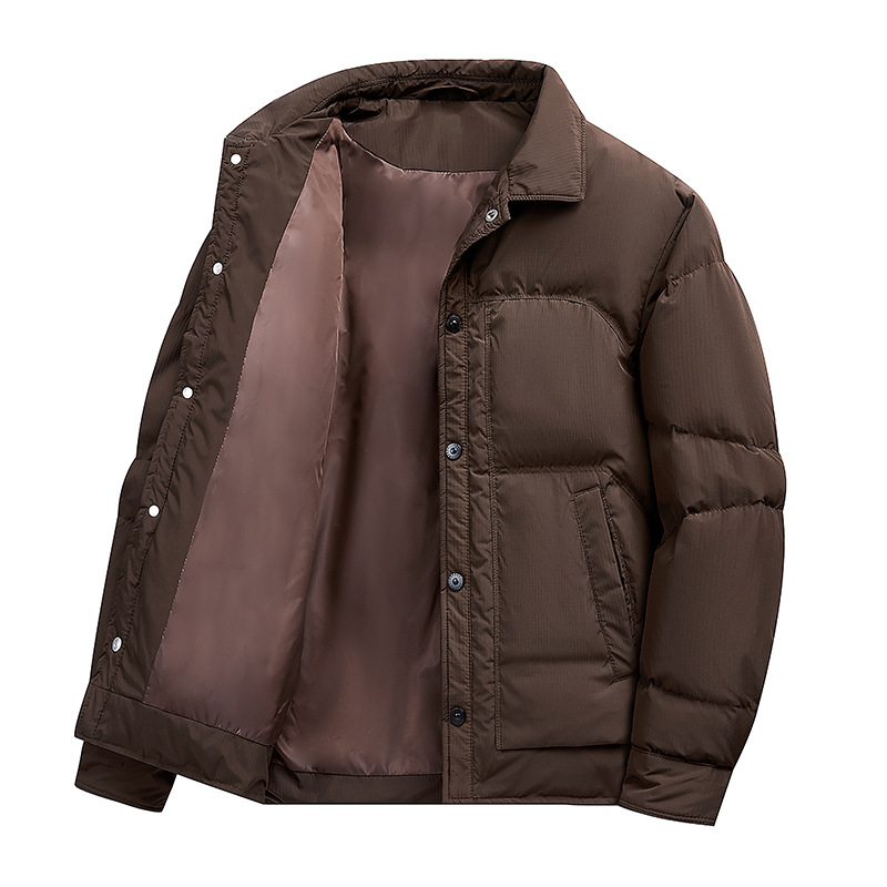 New National Standard Windproof down Jacket for Men, Hooded Jacket, High-Quality Popular Versatile Casual Jacket, Business Top