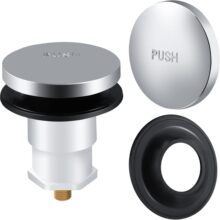 源头工厂浴缸排水塞下水塞 弹跳浴缸下水器 浴缸脚趾触碰排水塞