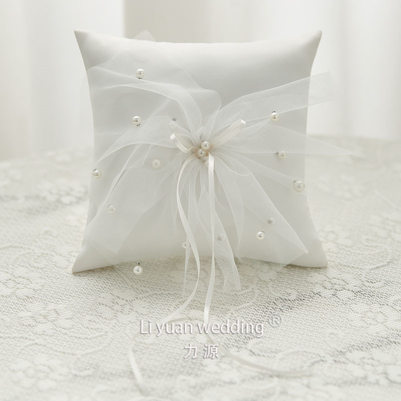 Изысканное бежевое обручальное кольцо ручной работы с бантиком, кружевное платье