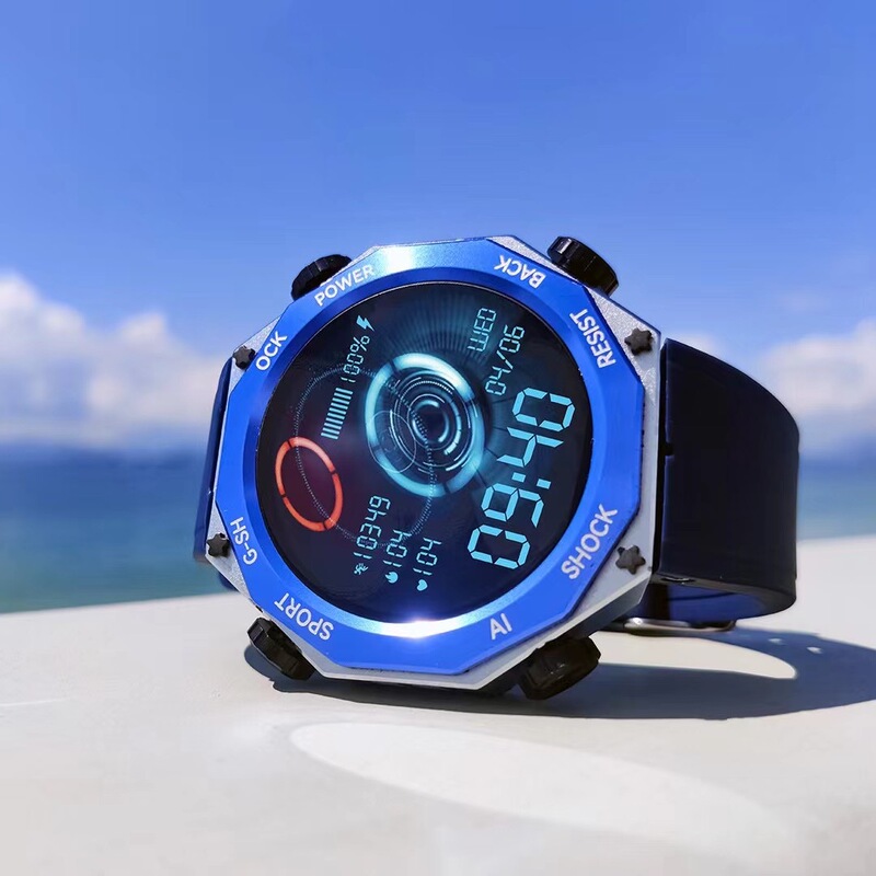 Cross-border e-commerce explosives ROGBID Tank M1 three-proof sports smart watch 1.45 inch 680 mA IP69