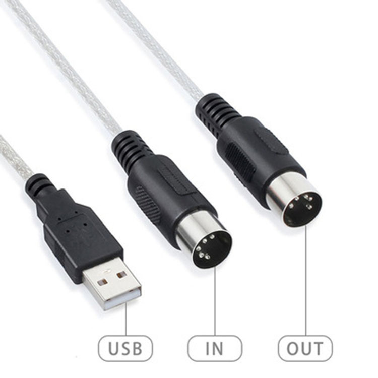 USB to Midi Cable Is Suitable for Electronic Drums, Yamaha Digital Pianos, Music Editing Cables, Midi Instruments USB to Midi Cable Is Suitable for Electronic Drums, Yamaha Digital Pianos, Music Editing Cables, Midi Instruments