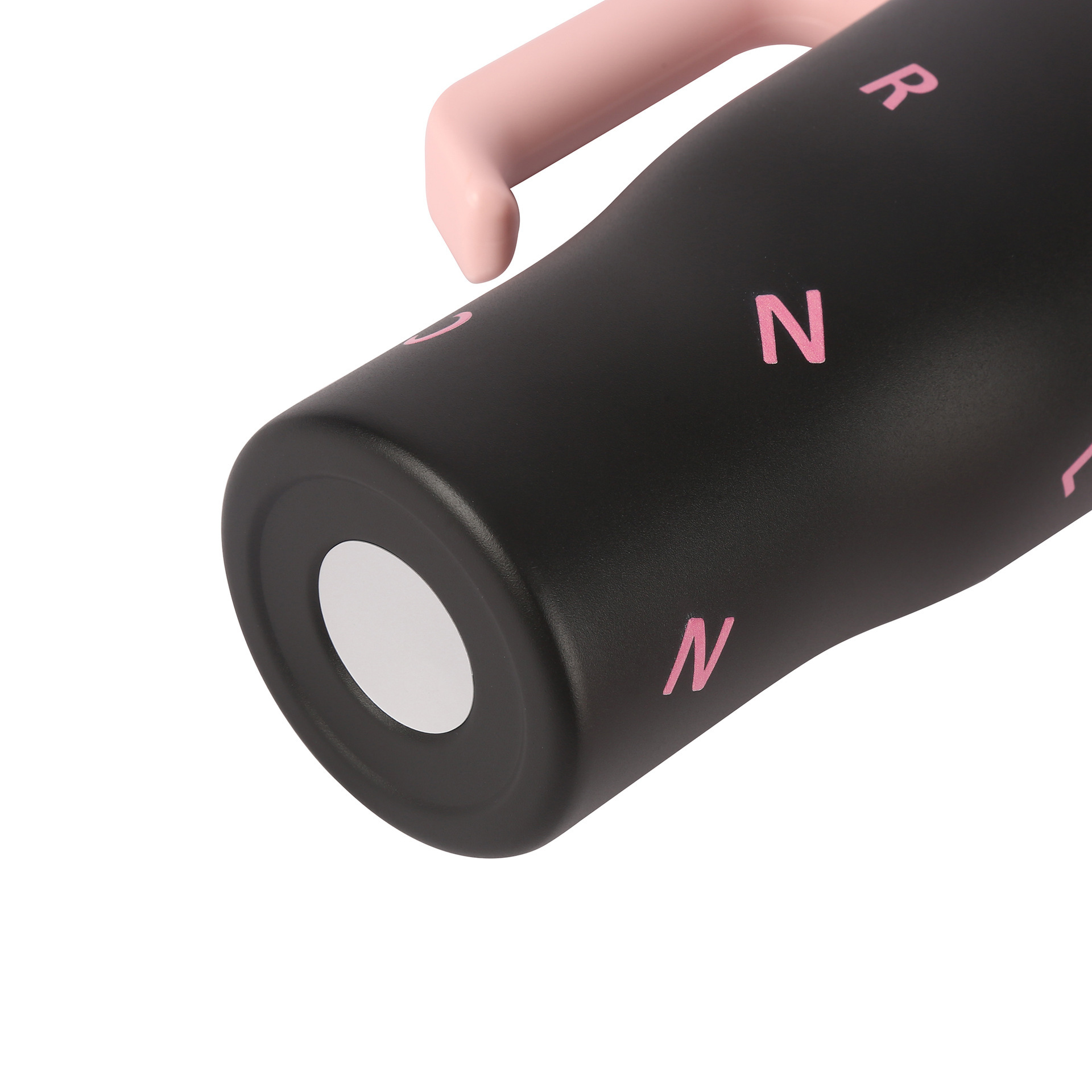 Nuevo 40oz taza de automóvil polvo negro taza de hielo 304 taza de aislamiento de acero inoxidable de gran capacidad taza de paja mac