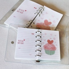 Universal A5A6A7 Expandable Notebooks Inner Pages Handwritten Diary Color Replacement Core Supply for Notebooks