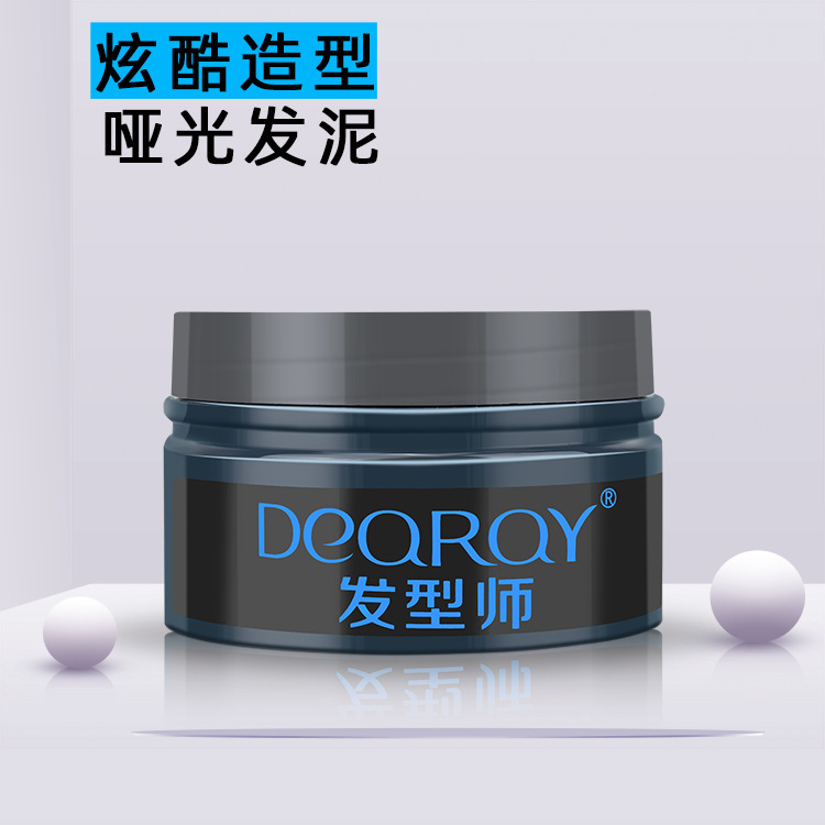 DEQRQY Varied Matte Shaped Hair Mud Hairdresser Studio Makeup Use Hair Mud Shaped Fragrant Hair Mud 100g