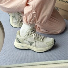 【毒版本】莆田纯原RACERS美浓复古缓震运动跑步网面休闲透气跑鞋